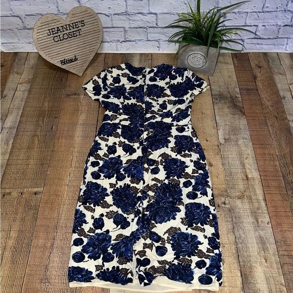 Boden Silk Linen Cap Sleeve Dress - Picture 7 of 12